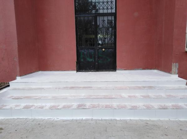 Ortaokul Çıkış Merdivenlerinin onarımı